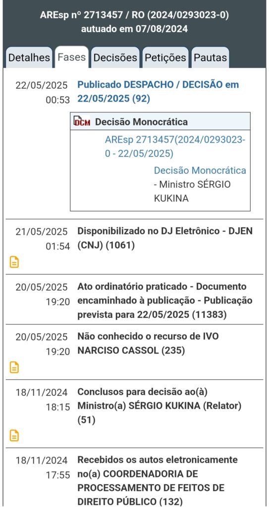 Screenshot_20250524_224256_Chrome-1-543x1024 STJ Nega Recurso e Mantém Inelegibilidade de Ivo Cassol; Fim de Esperanças para Campanha em 2026